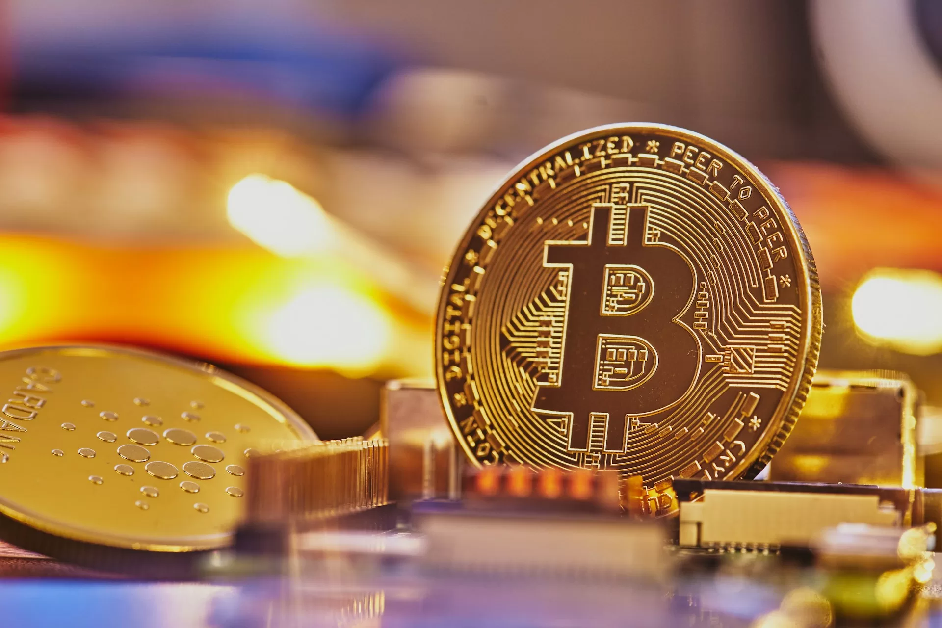 Image of Bitcoin token.